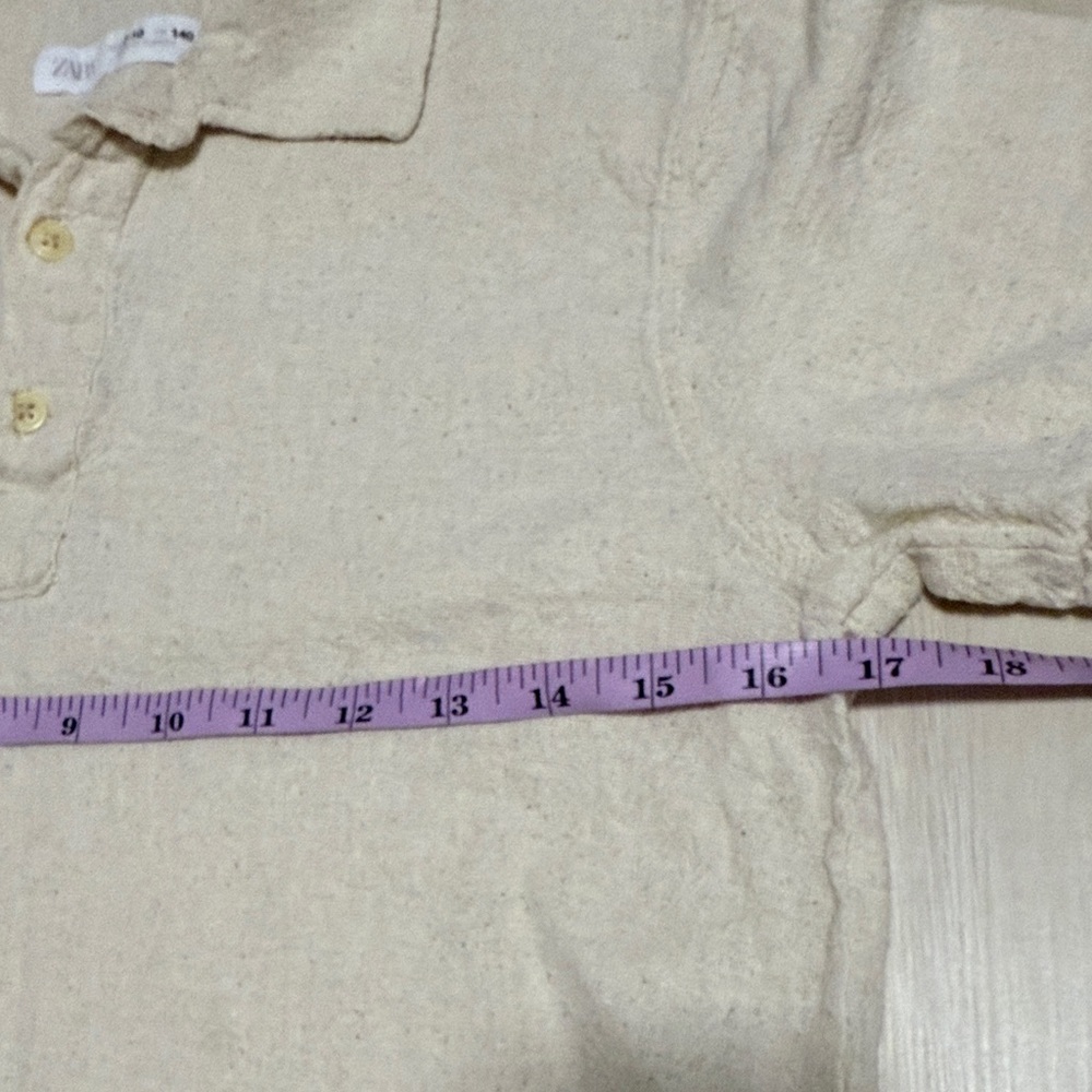 ✨ Zara Kids Polo Shirt in Beige - Picture 4 of 6